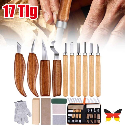 Holz schnitzwerkzeug set 17er - holz,