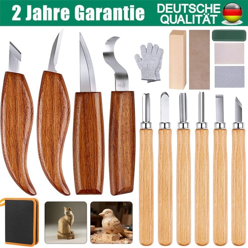 Holz schnitzmesser set 17x - holz,