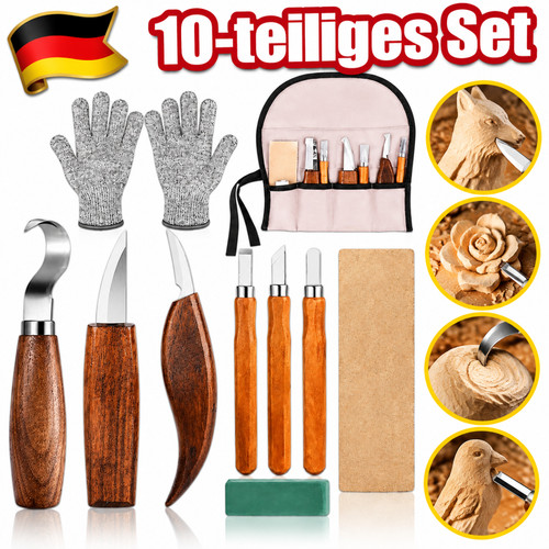 10pcs holz schnitzwerkzeug set - 10pcs,