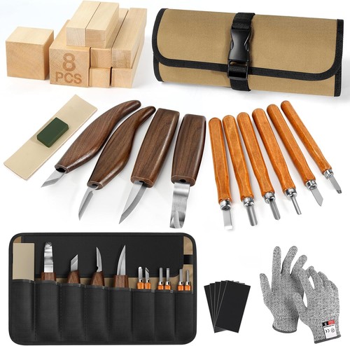 Holzschnitzwerkzeug set mit - holzschnitzwerkzeug-set,