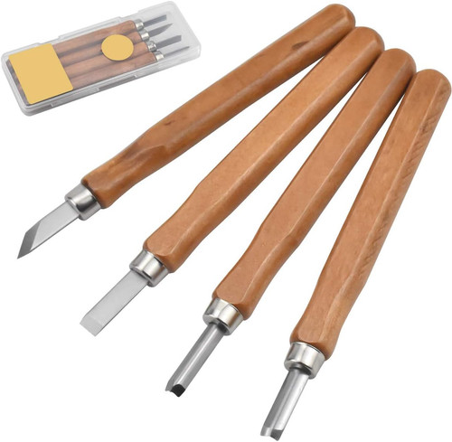 Holz schnitzwerkzeug set stk - 4,