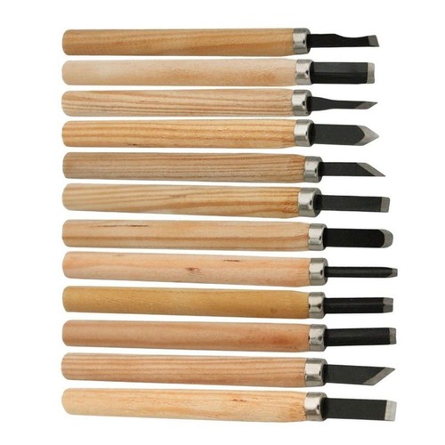12tlg holzschnitzwerkzeug set - holzschnitzwerkzeug,