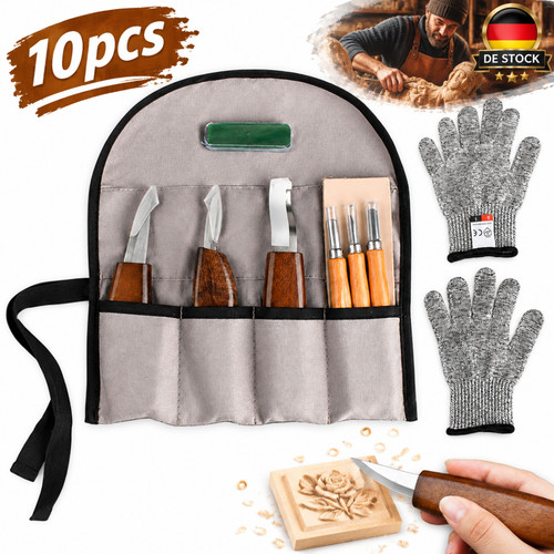 Tlg schnitzwerkzeug holz - 10-tlg.,
