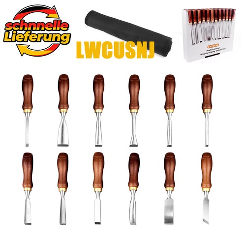 12tlg schnitzmesser set - set, 60crv