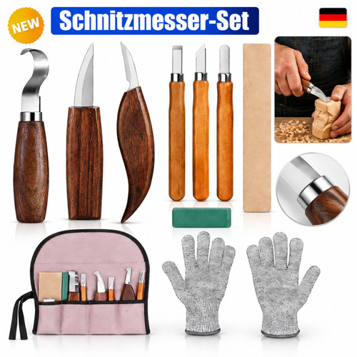 Holz schnitzmesser set - holz,