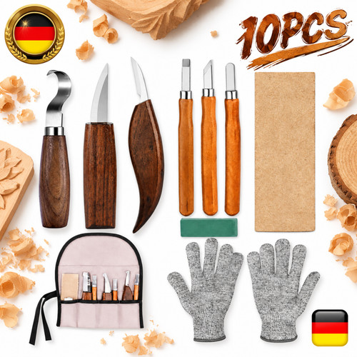 Holzschnitzwerkzeug tlg - holzschnitzwerkzeug, 10-tlg